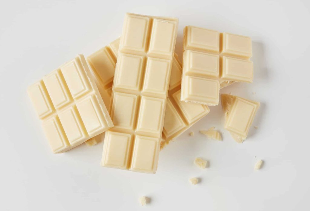 white chocolate bars