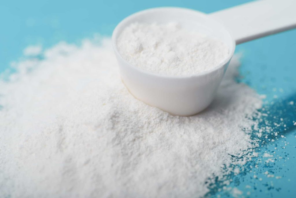 potassium lactate in a scoop