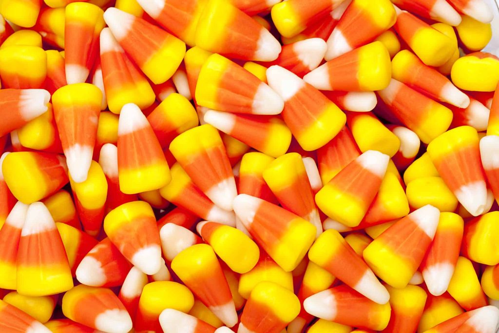pile of candy corn